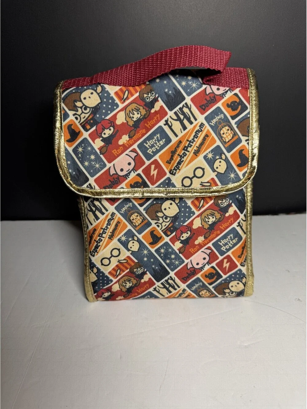 Harry Potter Lunch Bag - School Bag Roll Up Compact